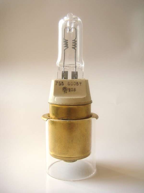 картинка Лампа галогенная КГМ 75-600 P40s Лисма 3507950 от магазина ПСФ Электро