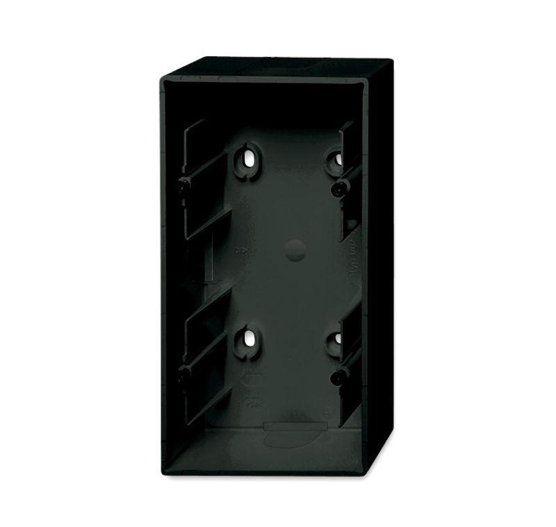 картинка Коробка для открытого монтажа 2 поста Basic 55 chateau-black ABB 1799-0-0966 от магазина ПСФ Электро