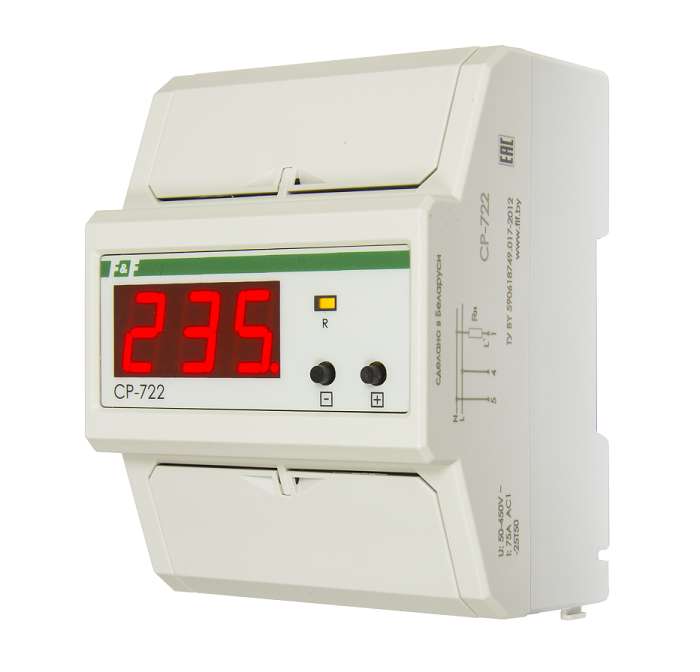 картинка Реле контроля напряжения CP-722 50-450В 75А F&F EA04.009.009 от магазина ПСФ Электро