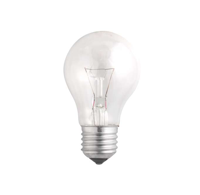 картинка Лампа накаливания A55 240V 60W E27 clear (Б 230-60-5) JazzWay 4610003320461 от магазина ПСФ Электро