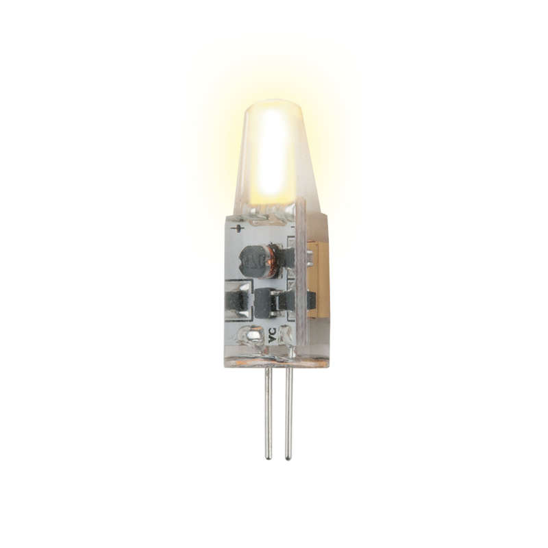 картинка Лампа светодиодная LED-JC-12/1.5W/WW/G4/CL SIZ05TR Uniel UL-00000183 от магазина ПСФ Электро